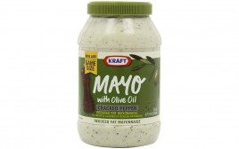Kraft Mayo With Olive Oil, Cracked Pepper  Plastic Jar  887 millilitre